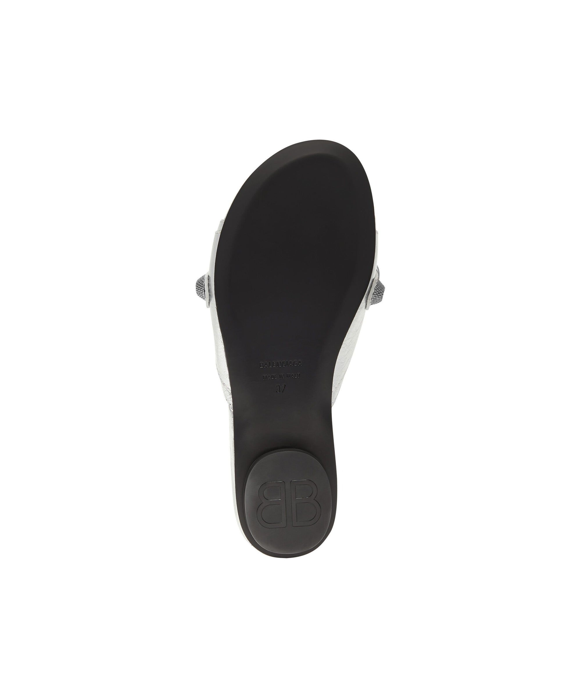 Cagole Sandals Metallized - Silver