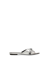 Cagole Sandals Metallized - Silver
