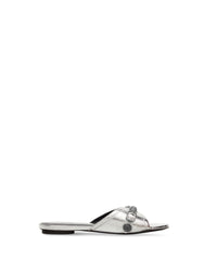 Cagole Sandals Metallized - Silver