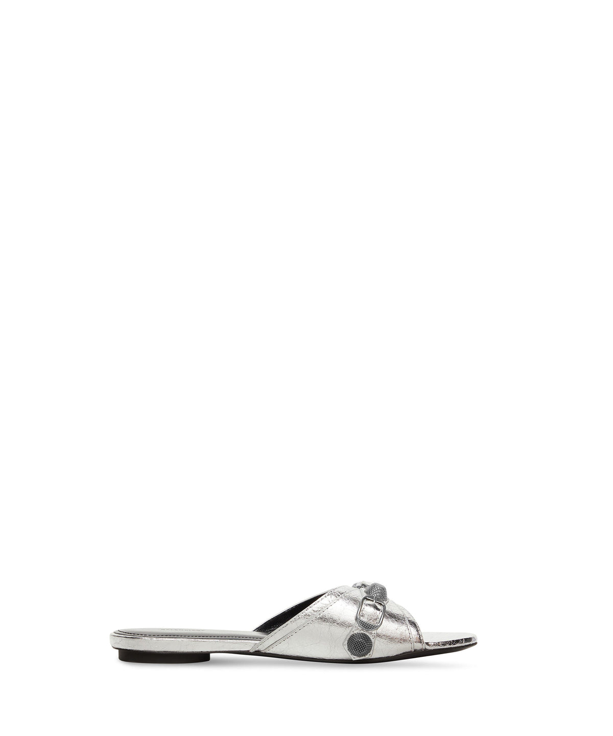 Cagole Sandals Metallized - Silver