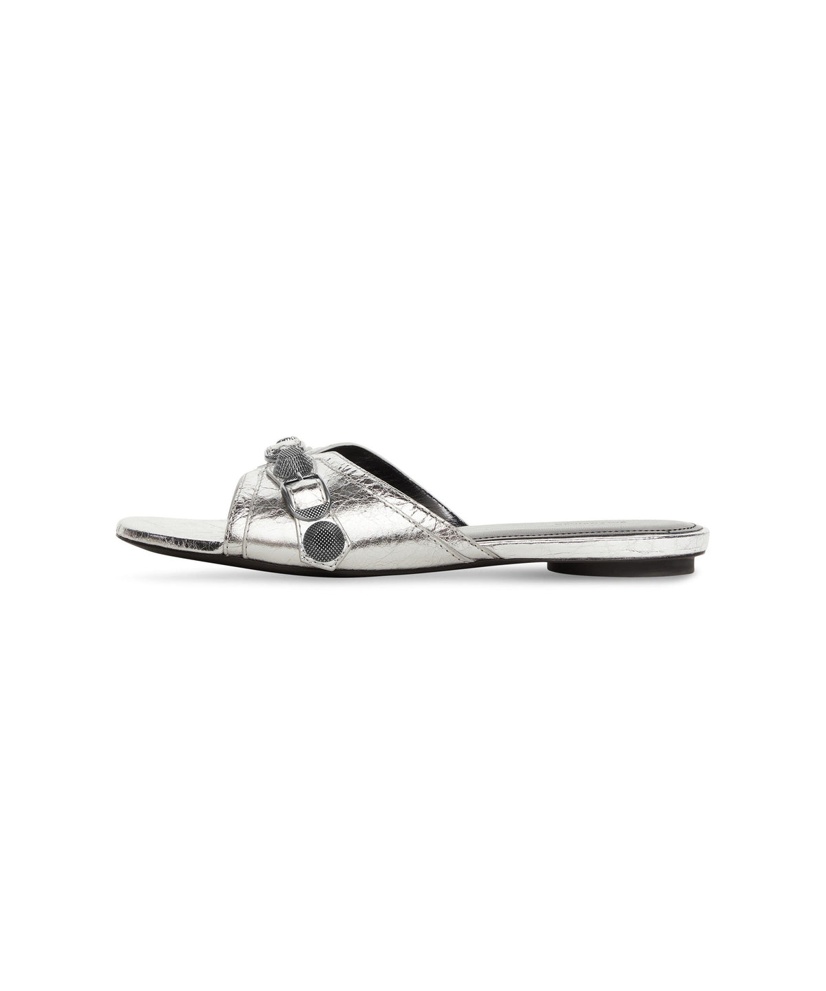 Cagole Sandals Metallized - Silver