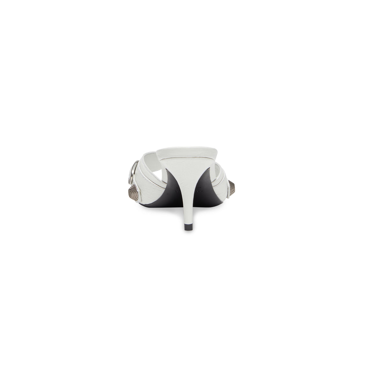 Cagole 70 Sandals - Optic White & Silver