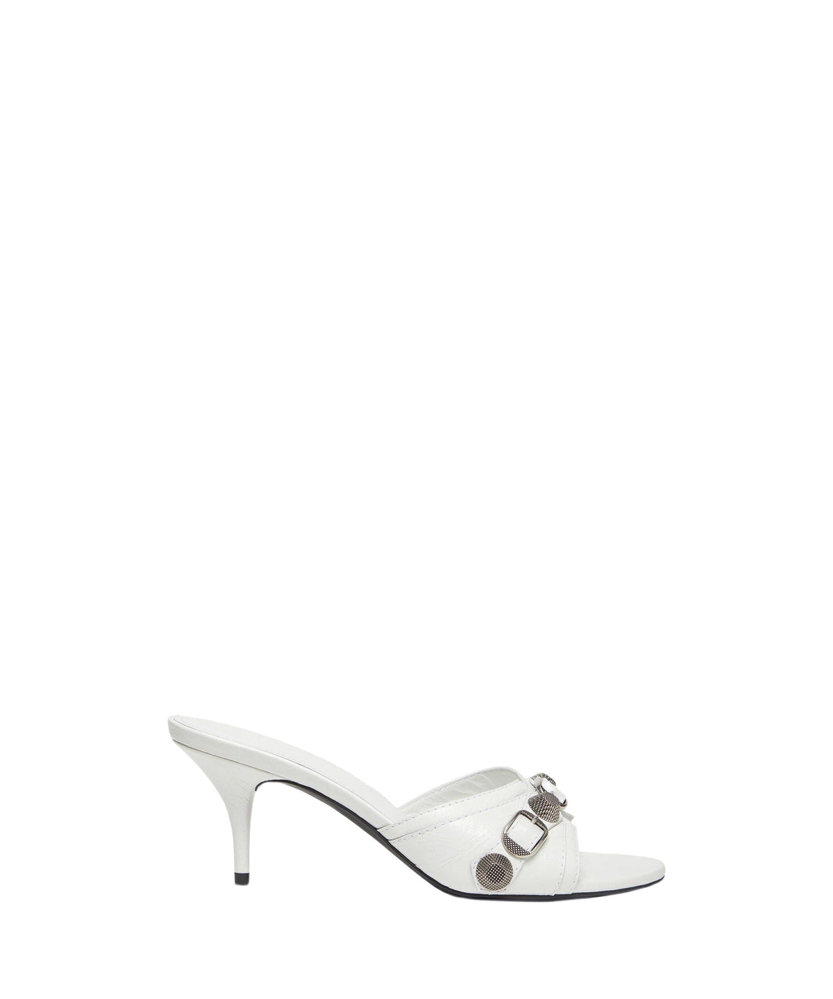 CAGOLE / Cagole 70 Sandals - Optic White & Silver