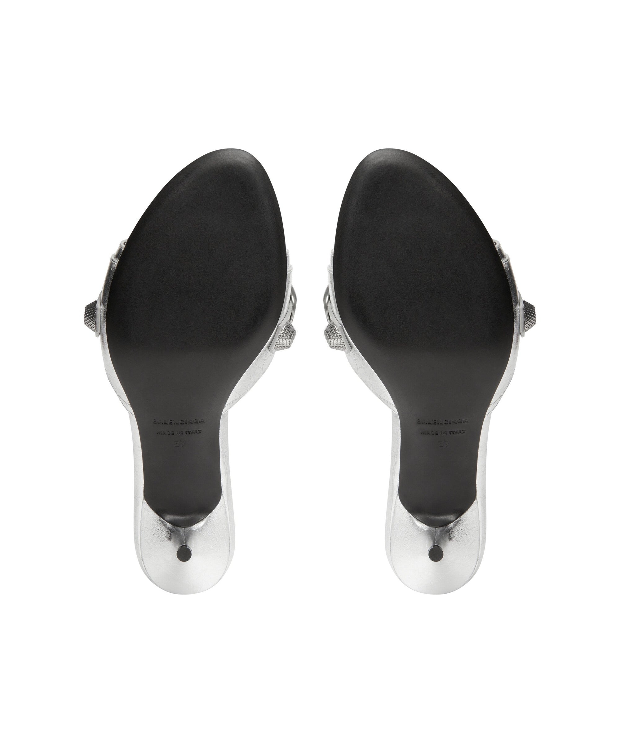 Cagole 70 Sandals Metallized - Silver