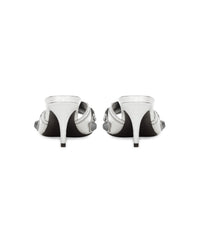 Cagole 70 Sandals Metallized - Silver