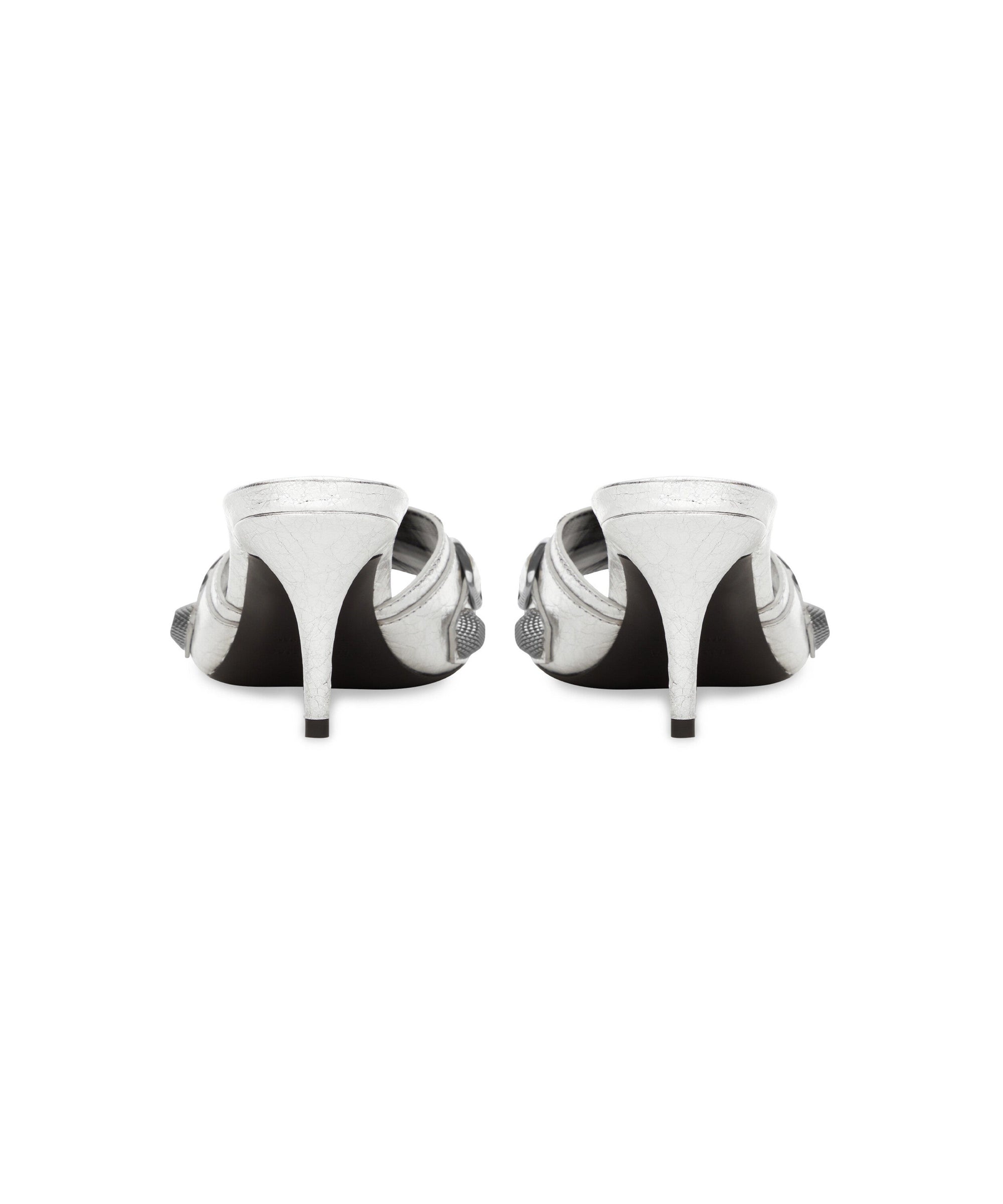 Cagole 70 Sandals Metallized - Silver