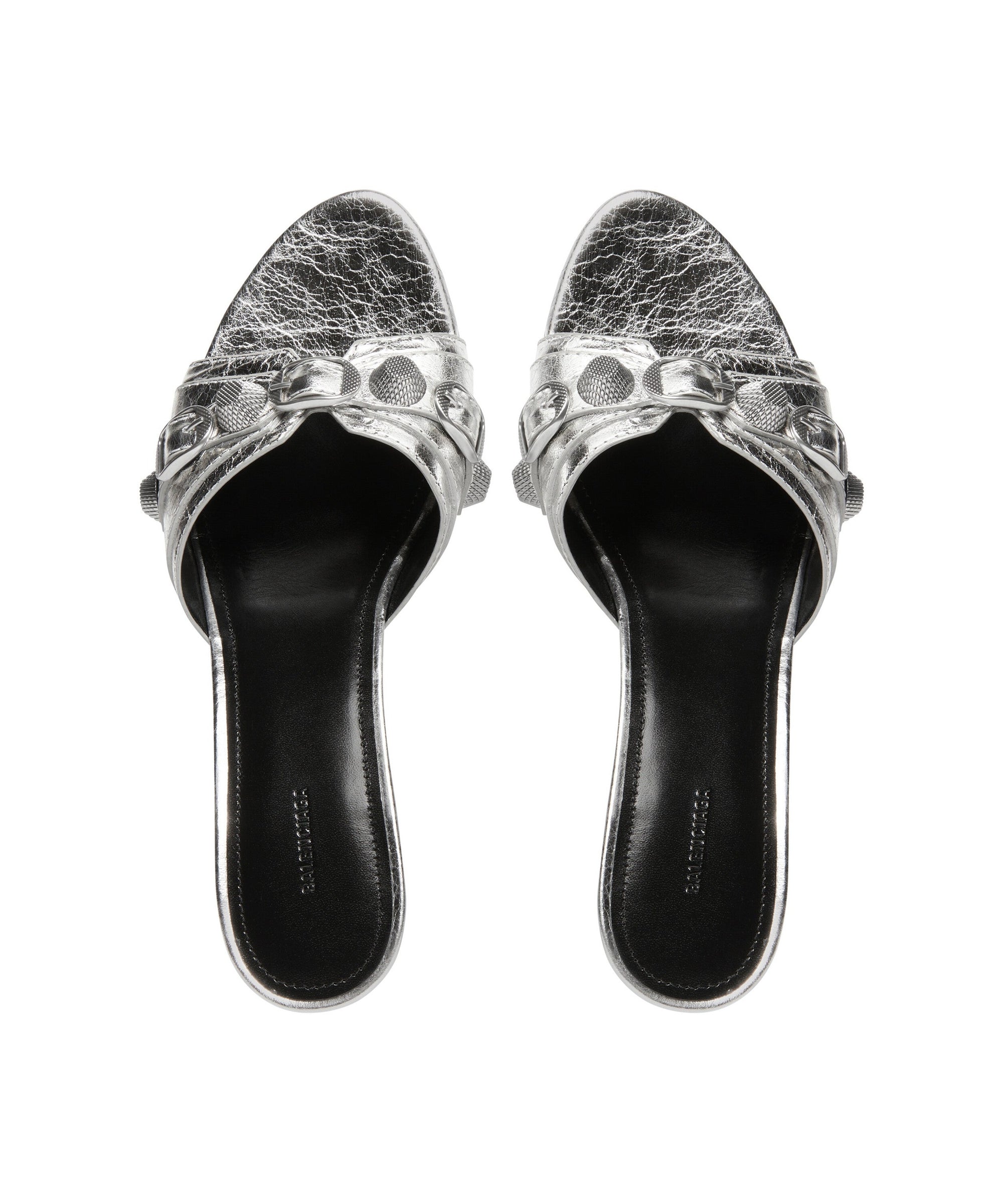 Cagole 70 Sandals Metallized - Silver