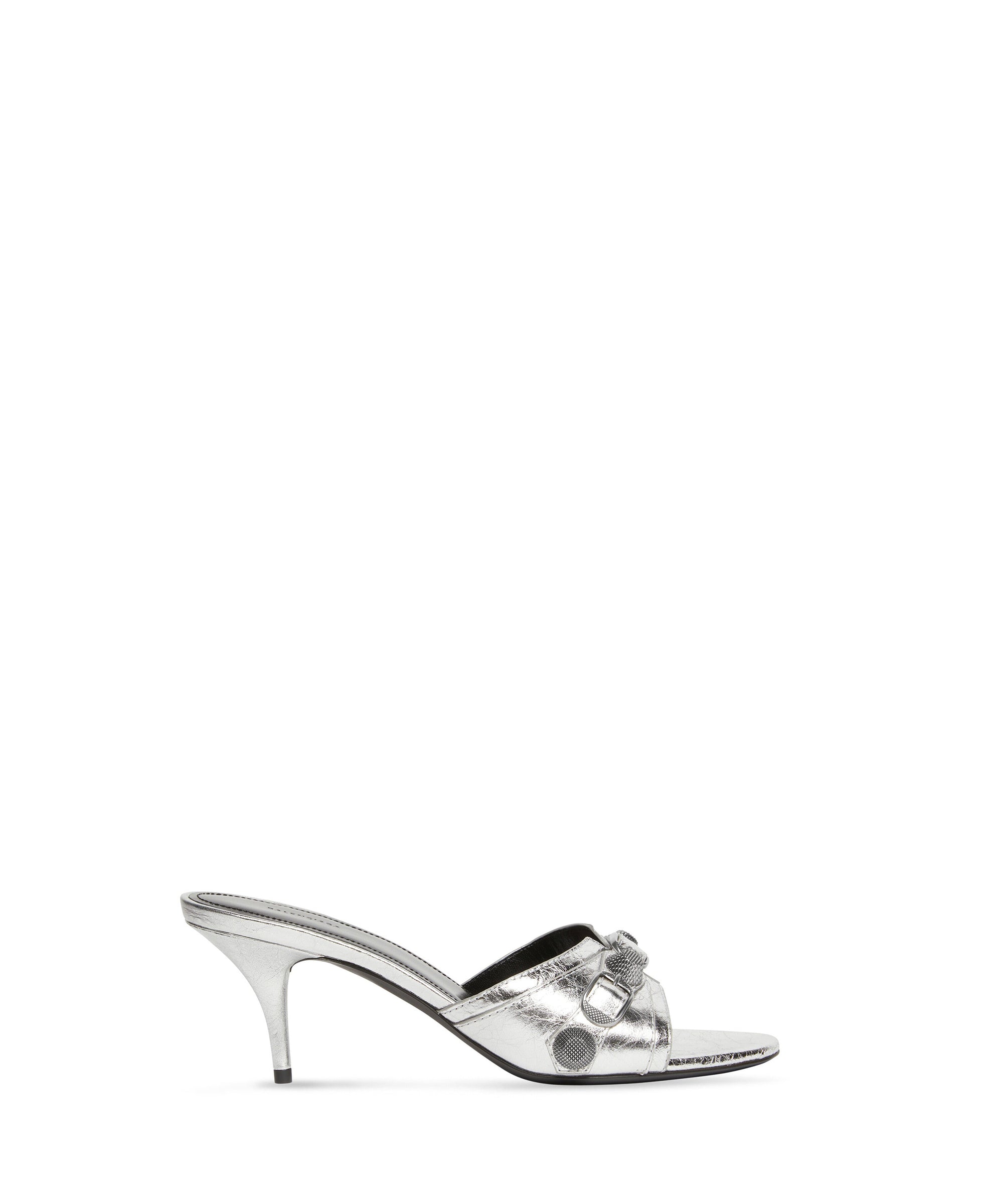 Cagole 70 Sandals Metallized - Silver