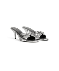 Cagole 70 Sandals Metallized - Silver