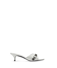 Cagole 50 Sandals - Opt White & Aged Nikel