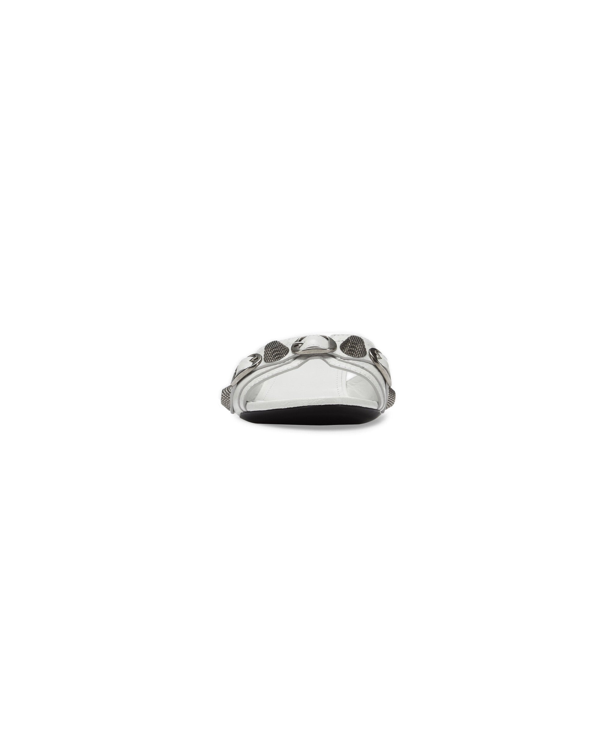 Cagole 50 Sandals - Opt White & Aged Nikel