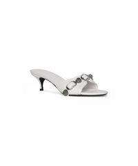 Cagole 50 Sandals - Opt White & Aged Nikel