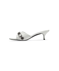 Cagole 50 Sandals - Opt White & Aged Nikel