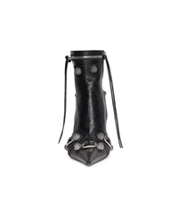Cagole 90 Booties - Black & Silver