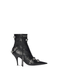 Cagole 90 Booties - Black & Silver