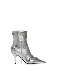 Cagole 90 Booties Metallized - Silver