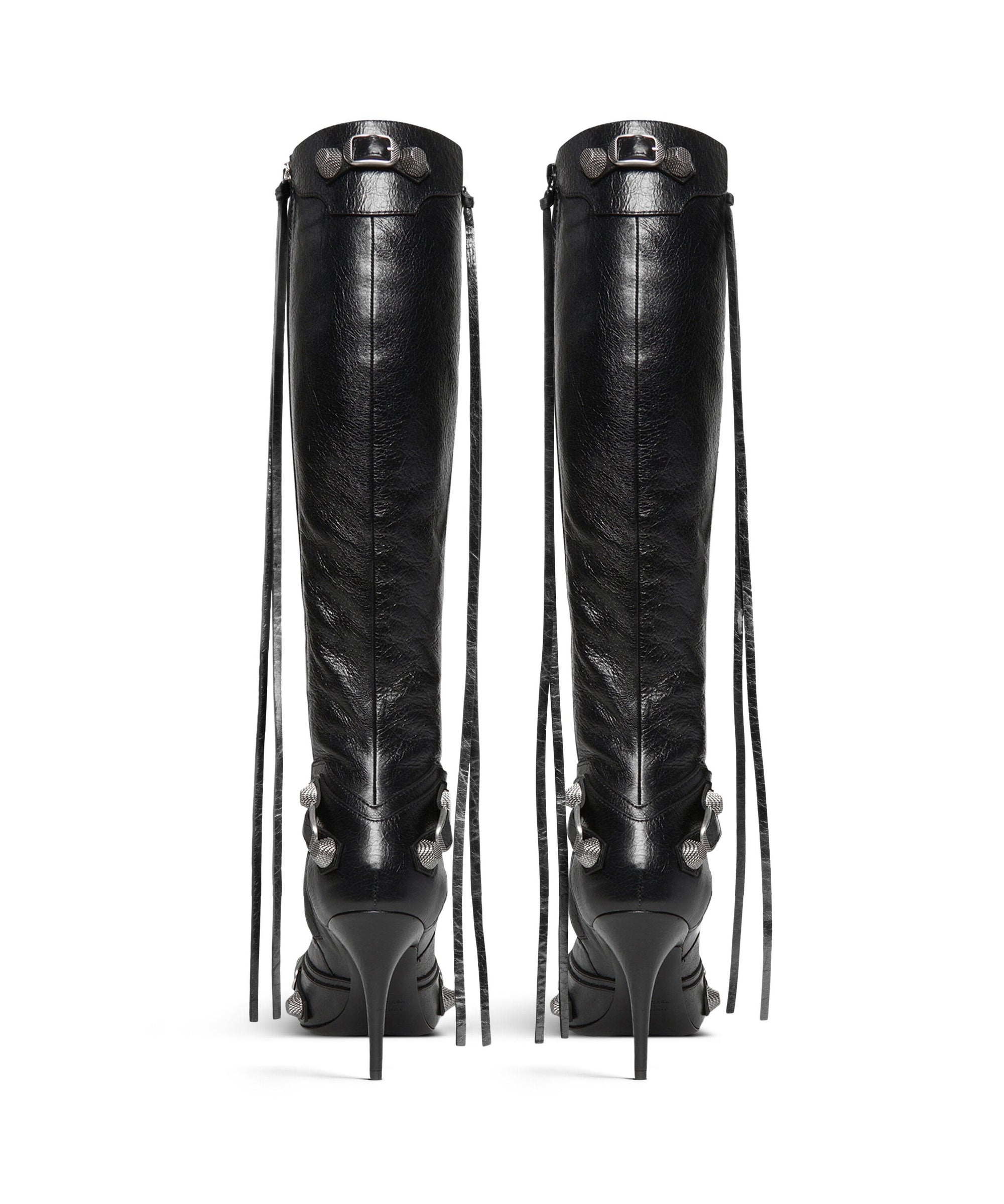 Cagole 90 Boots - Black & Silver
