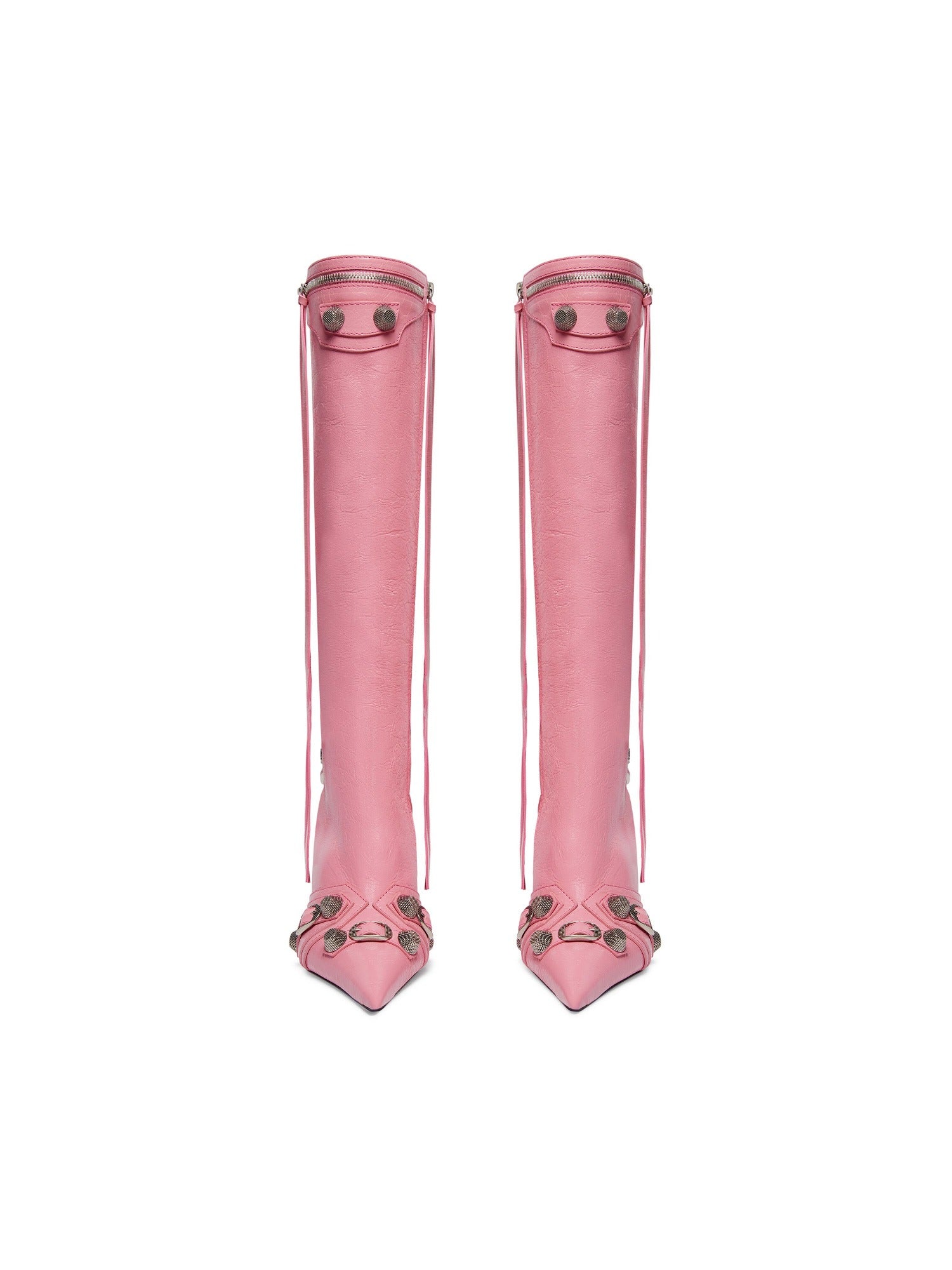 Cagole sweet pink & age nikel 90mm Boots - Sweet Pink & Age Nikel
