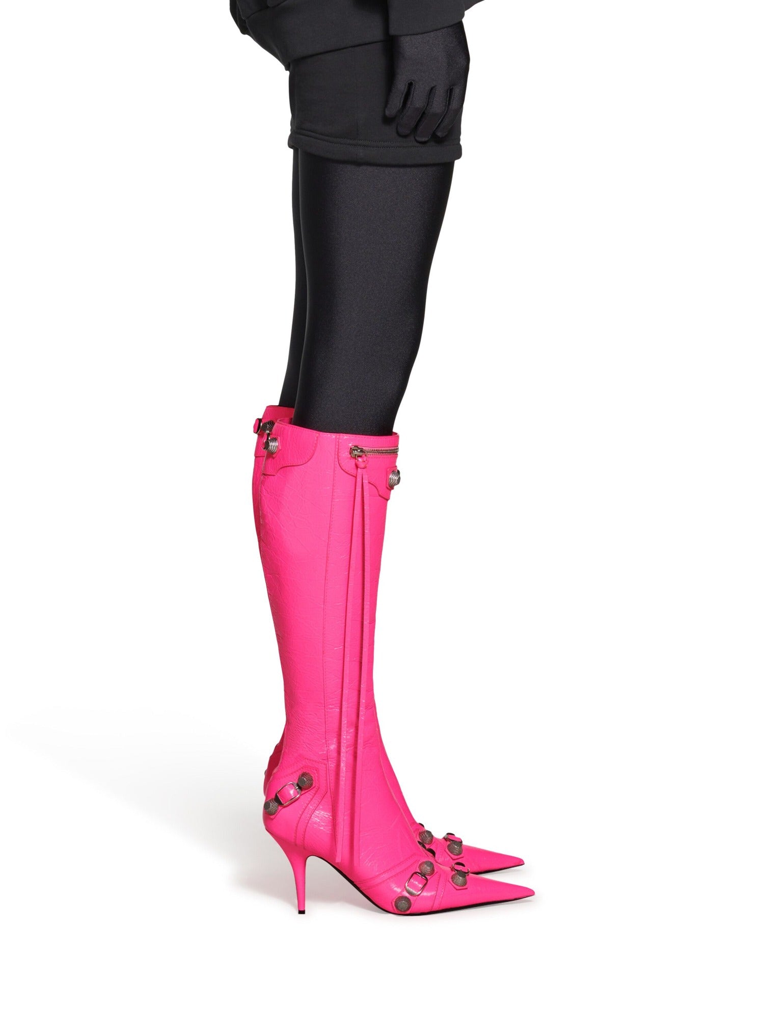Cagole pink 90mm Boots - Pink