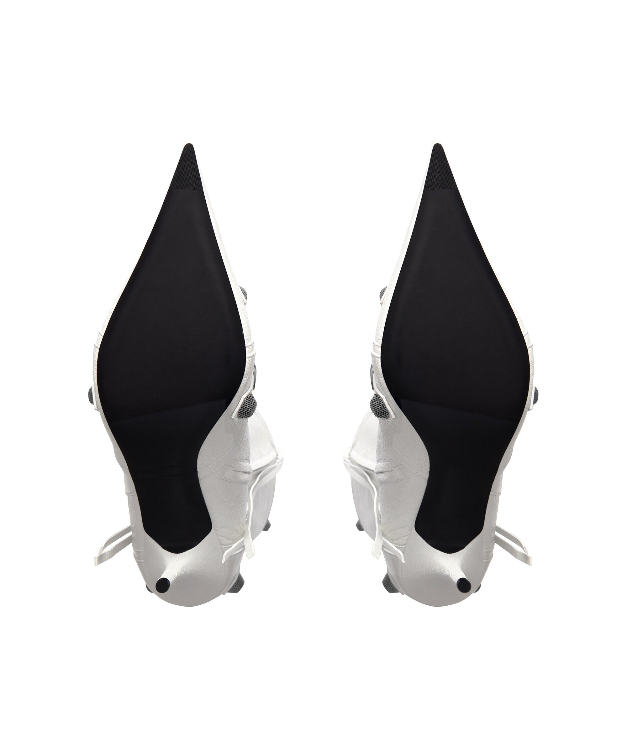 Cagole 90 Boots - Optic White & Silver
