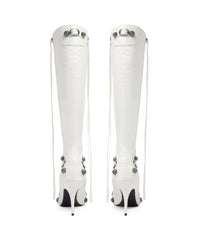 Cagole 90 Boots - Optic White & Silver