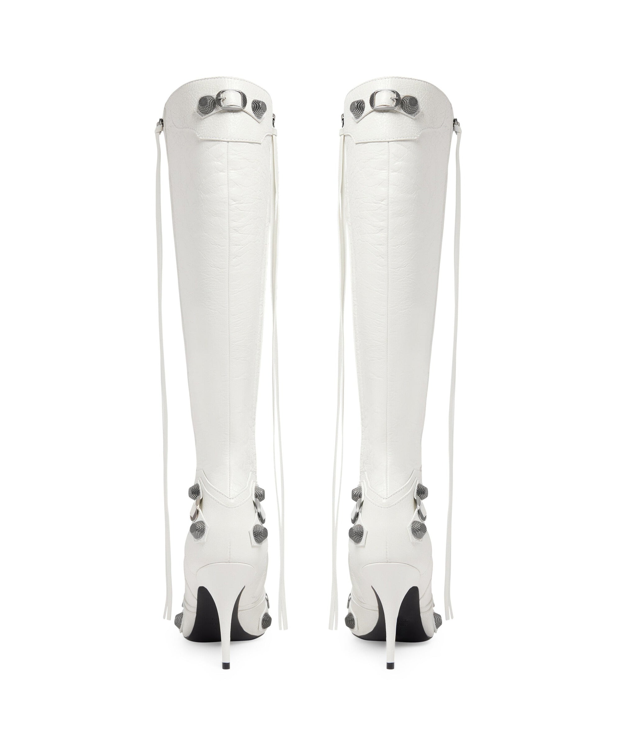 Cagole 90 Boots - Optic White & Silver