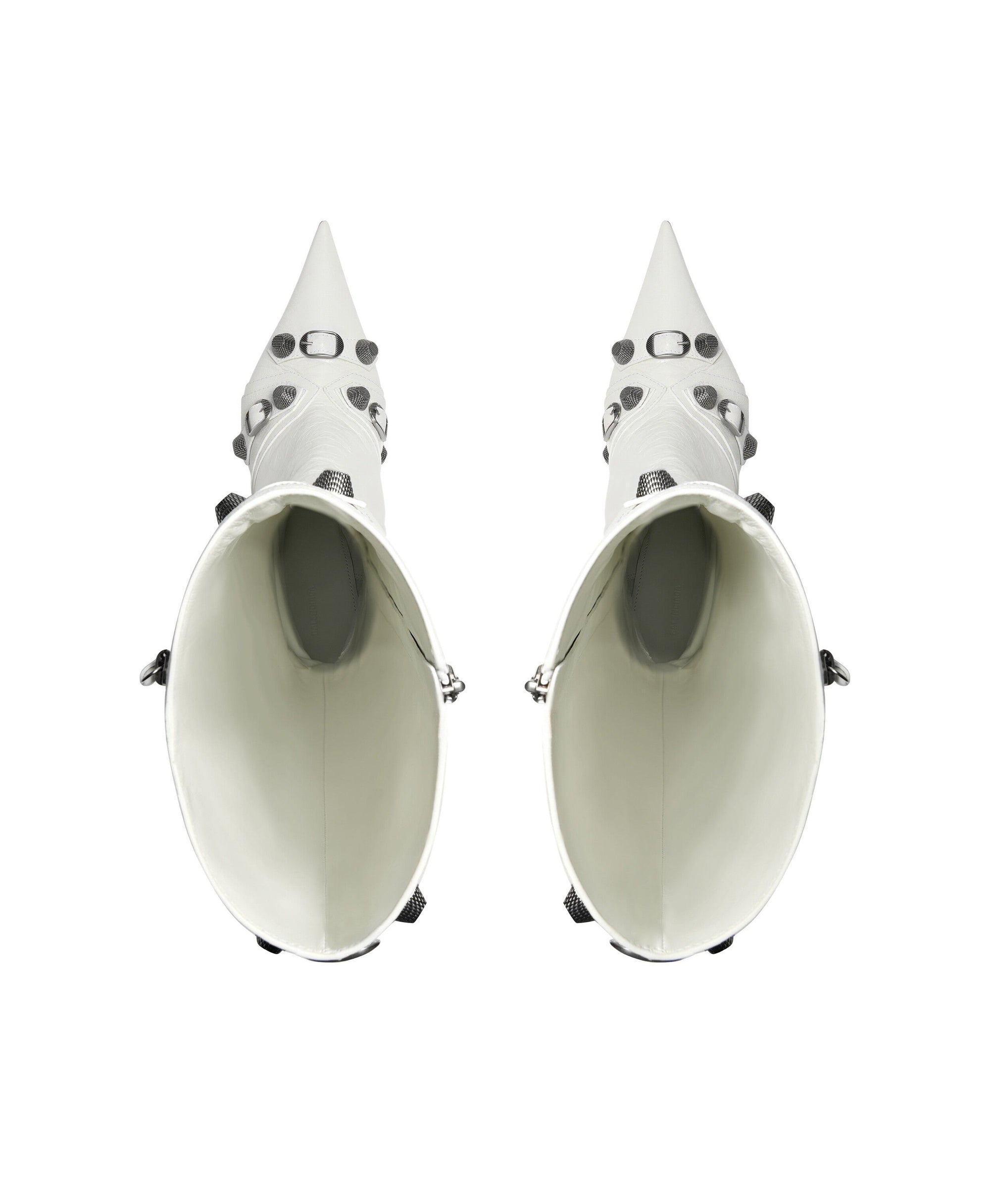 Cagole 90 Boots - Optic White & Silver