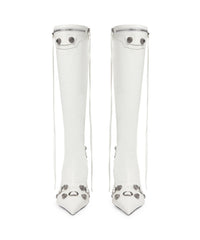Cagole 90 Boots - Optic White & Silver