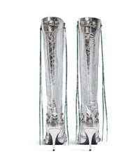 Cagole 90 Boots Metallized - Silver