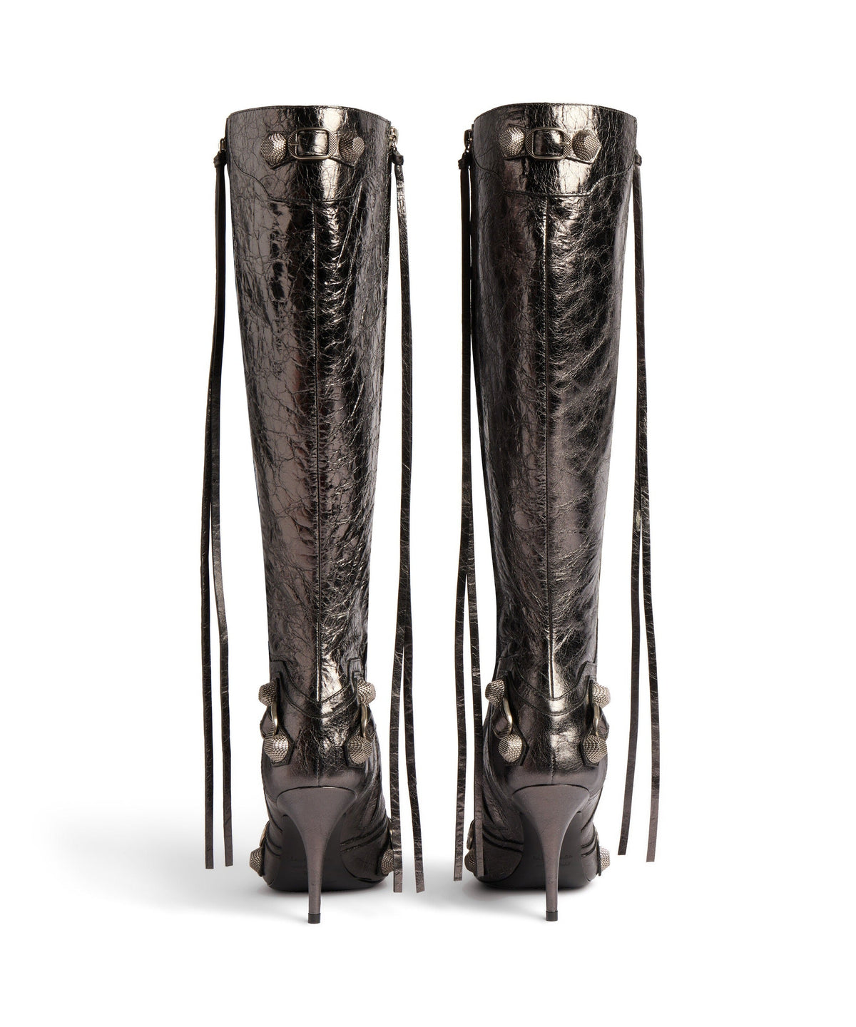 Cagole 90 Boots Metallized - Steel Grey & Silver