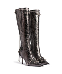 Cagole 90 Boots Metallized - Steel Grey & Silver