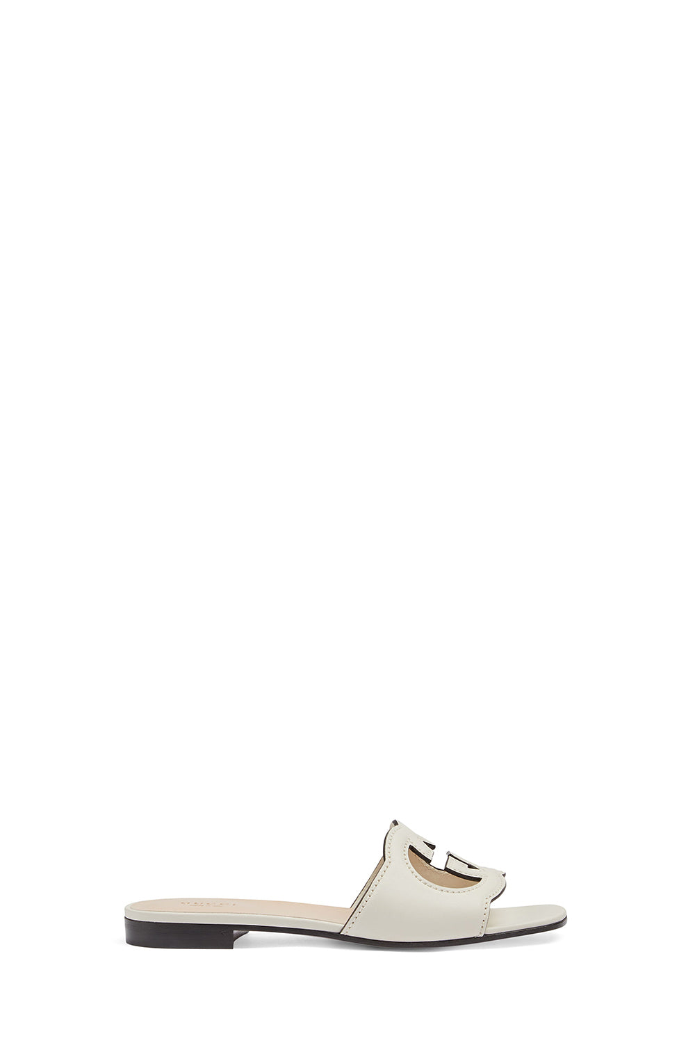 Guccicut white 10mm Mules - White