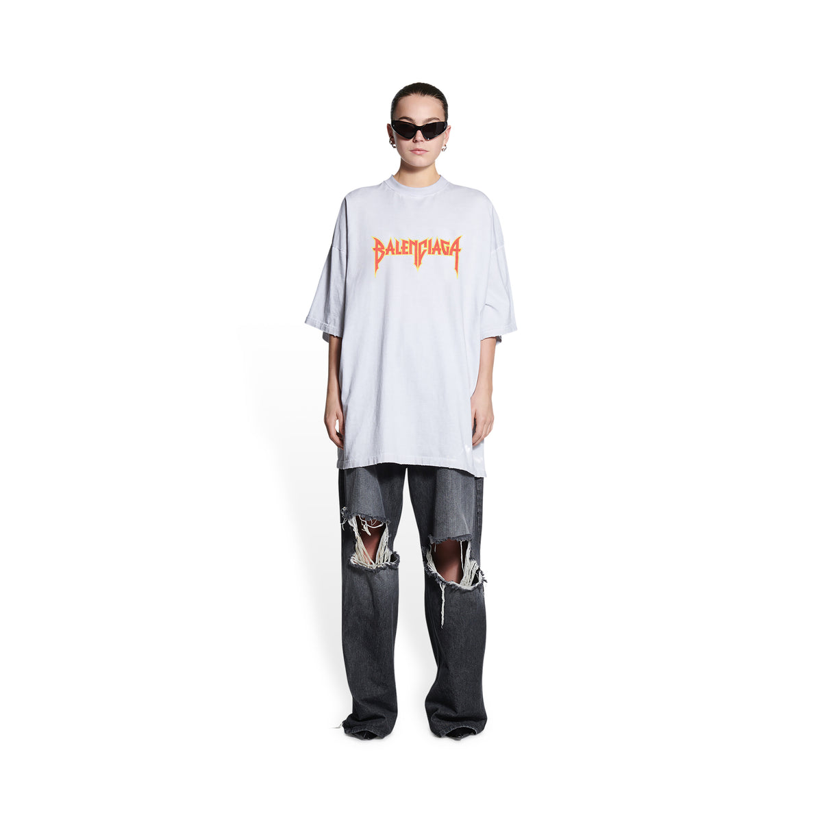 Metal T-Shirt Oversized - Dirty White