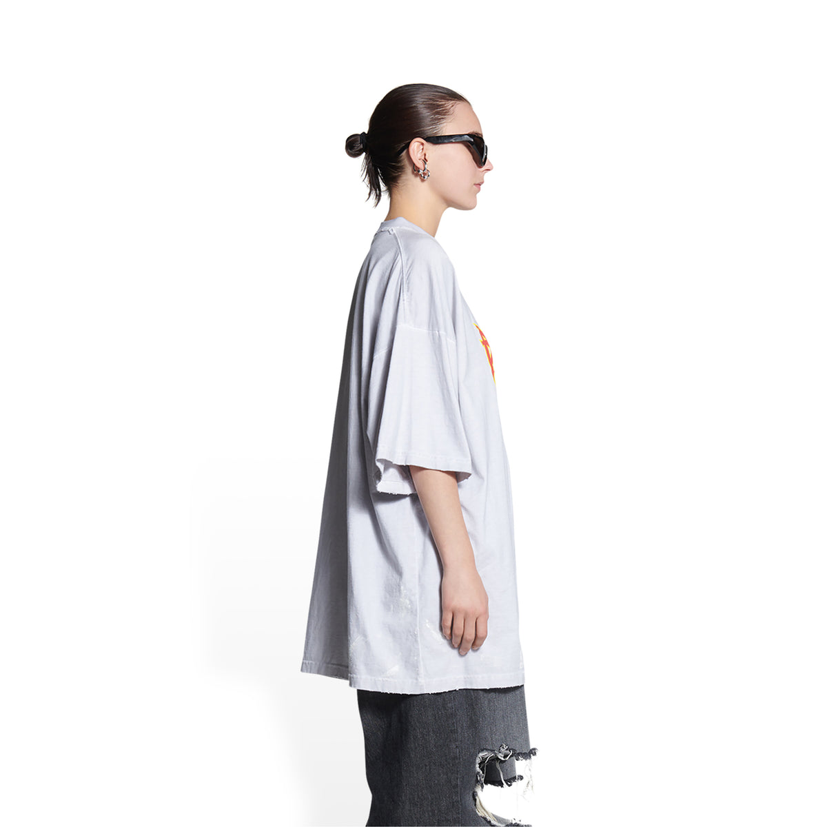 Metal T-Shirt Oversized - Dirty White