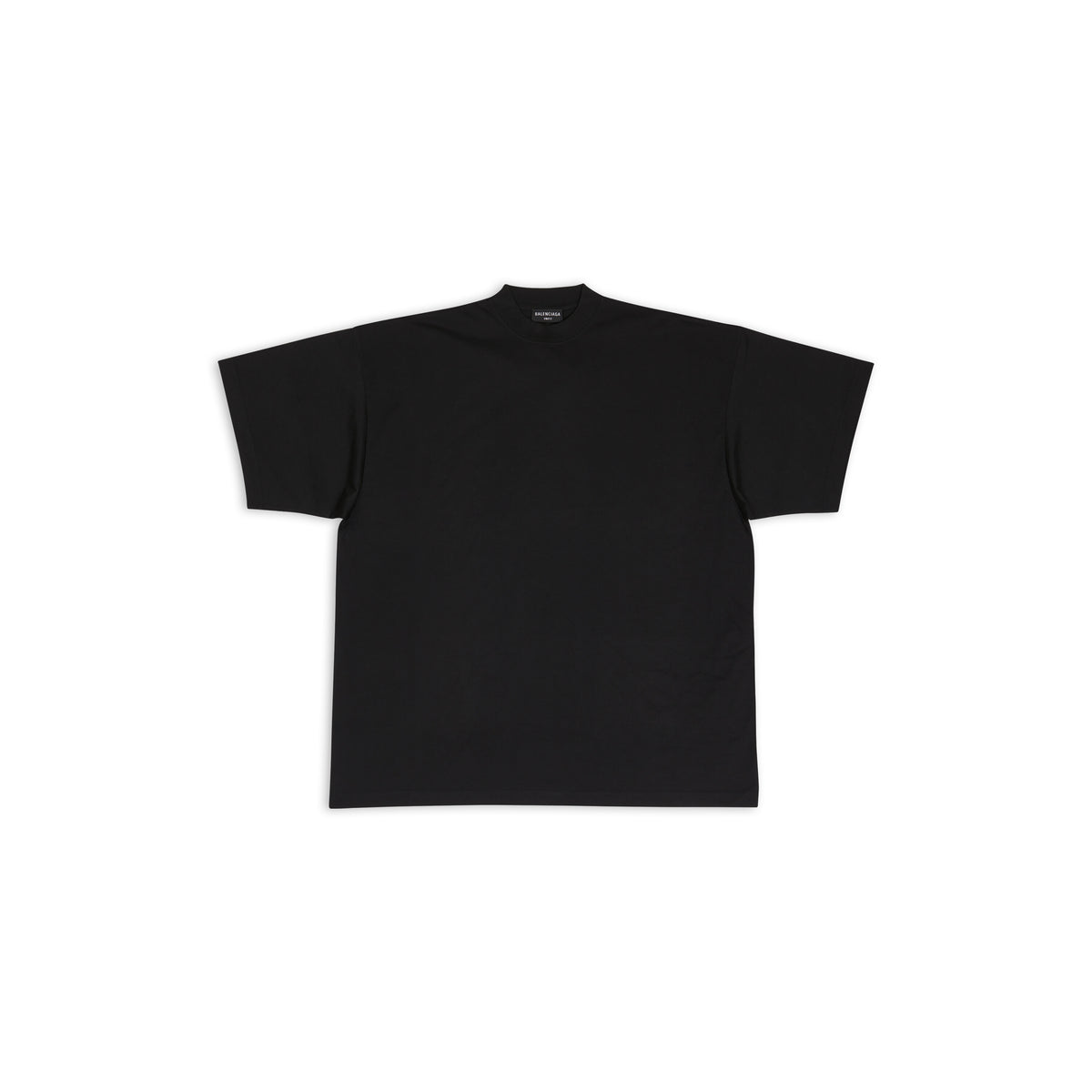 Balenciaga Tab T-Shirt Oversized - Black