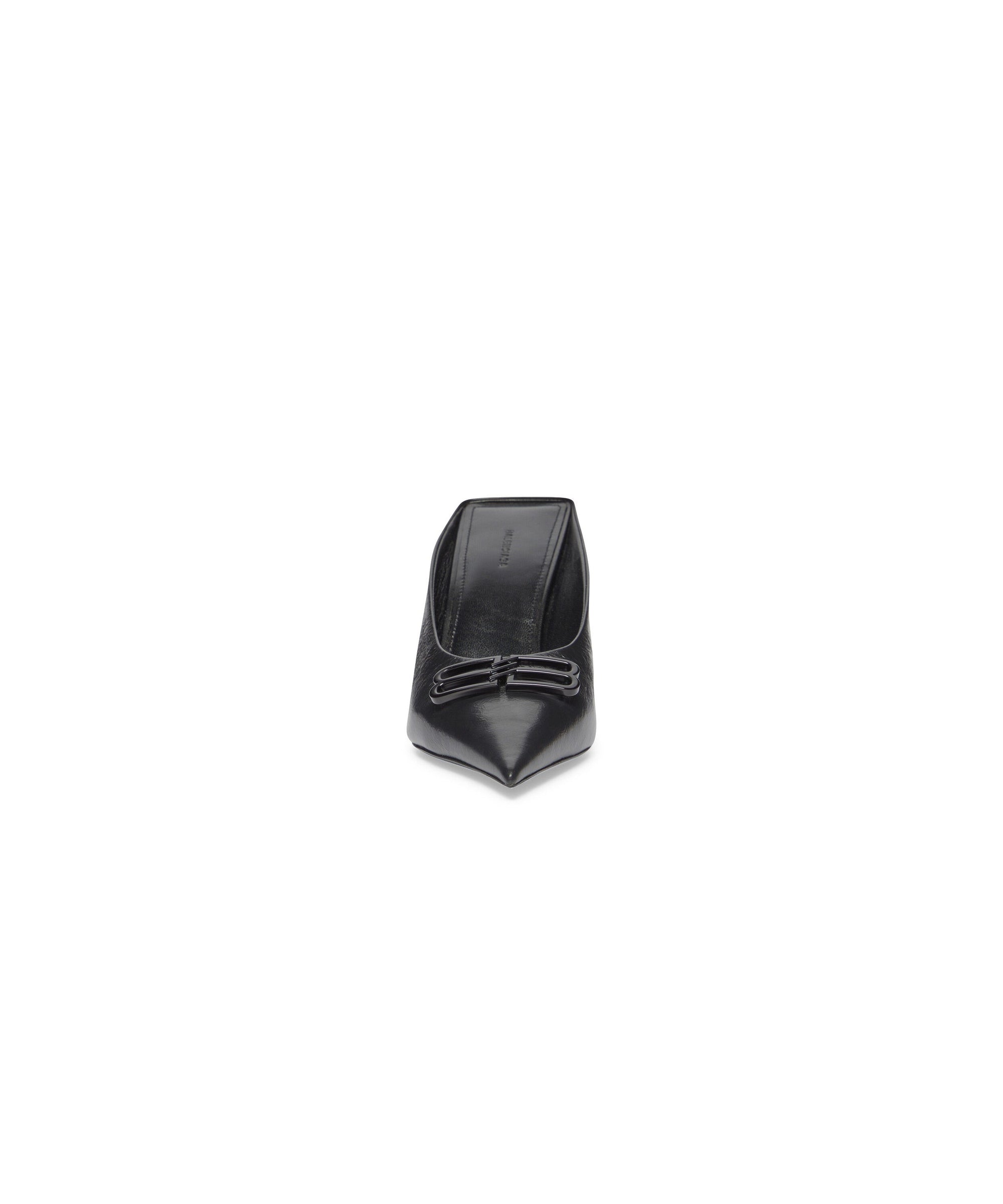 Square Knife 80 Mules - Black
