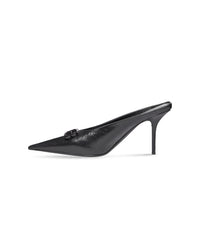 Square Knife 80 Mules - Black