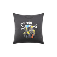 The Simpsons TM & © 20th Television Pillow Case - Grey Black