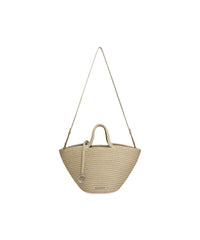 Ibiza Medium Basket - Taupe & Black