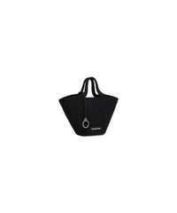 Ibiza Basket With Strap Small - Black & White