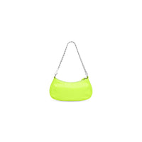 Le Cagole Mini Bag With Chain - Fluo Yellow