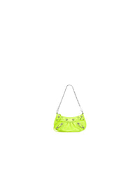 CAGOLE / Le Cagole Mini Bag With Chain - Fluo Yellow