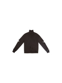 Creased brown Turtleneck - Brown