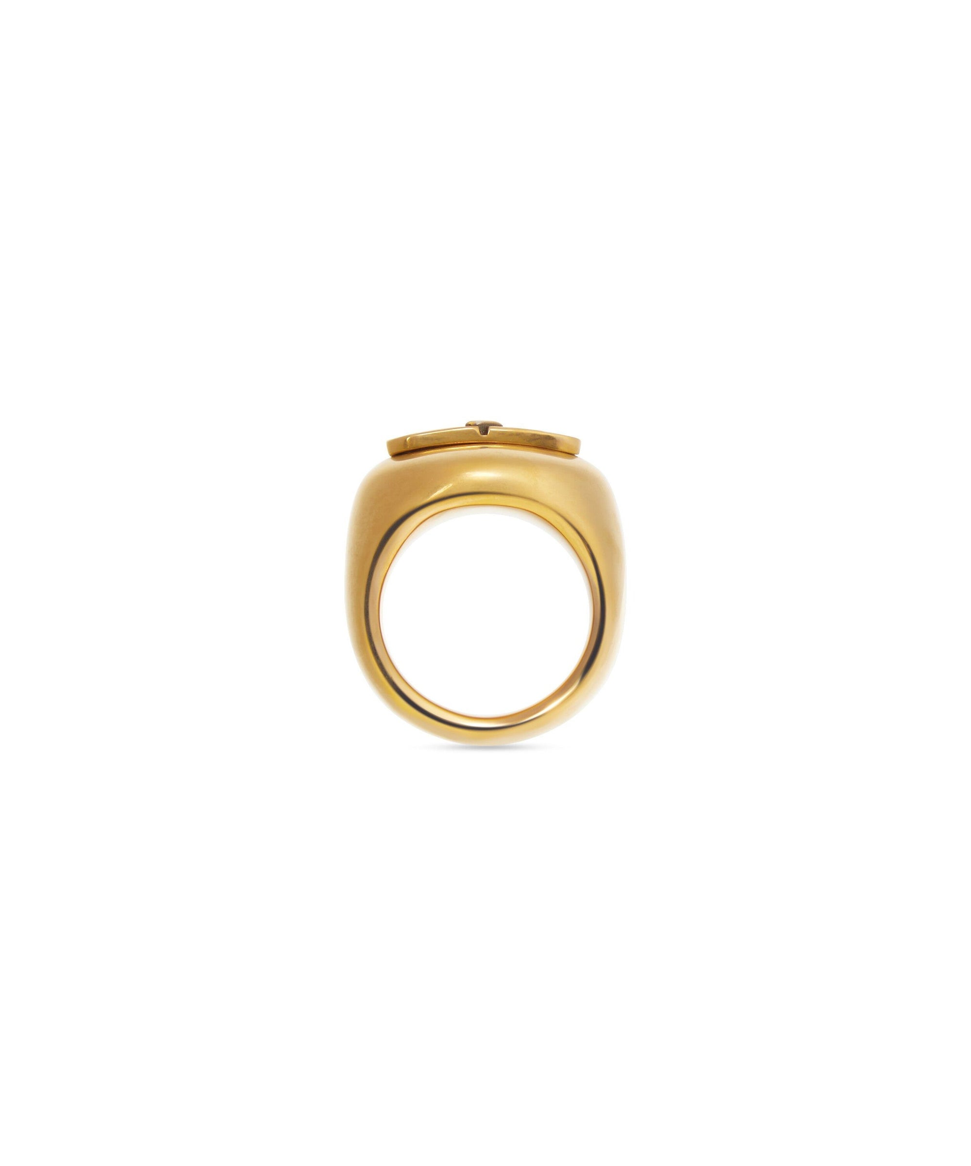 BB Icon Ring - Antique Gold