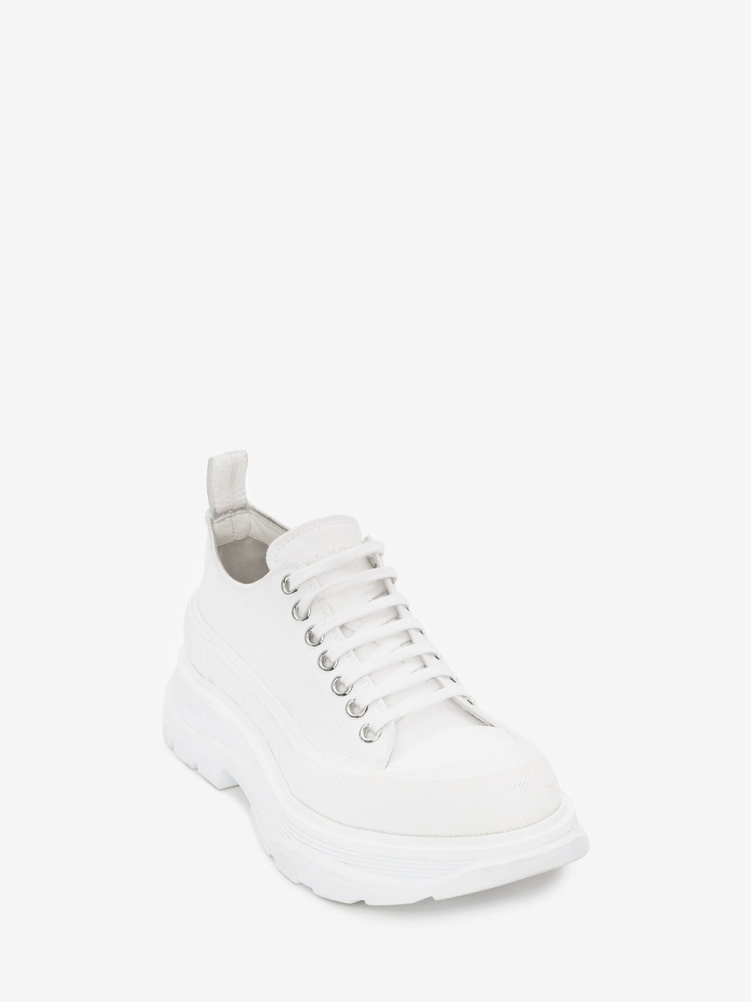 Tread Slick Lace Up white Sneakers - White