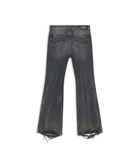 Flared Pants - Black & Iceberg