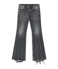 Flared Pants - Black & Iceberg
