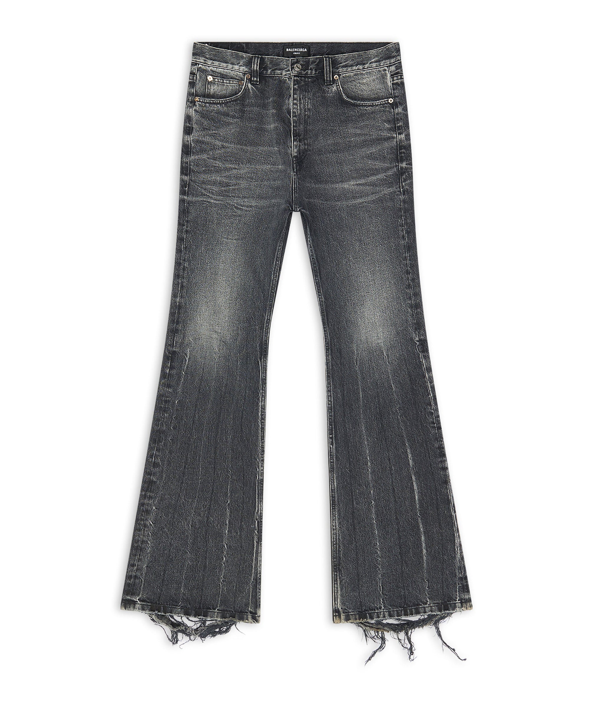 Flared Pants - Black & Iceberg