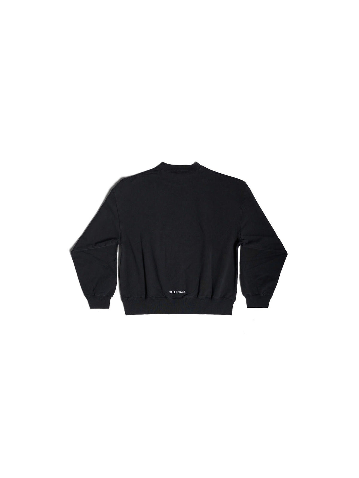 Balenciaga Back Hem black & cocoa Sweatshirt - Black & Cocoa