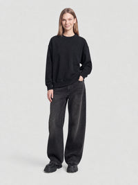 Balenciaga Back Hem black & cocoa Sweatshirt - Black & Cocoa